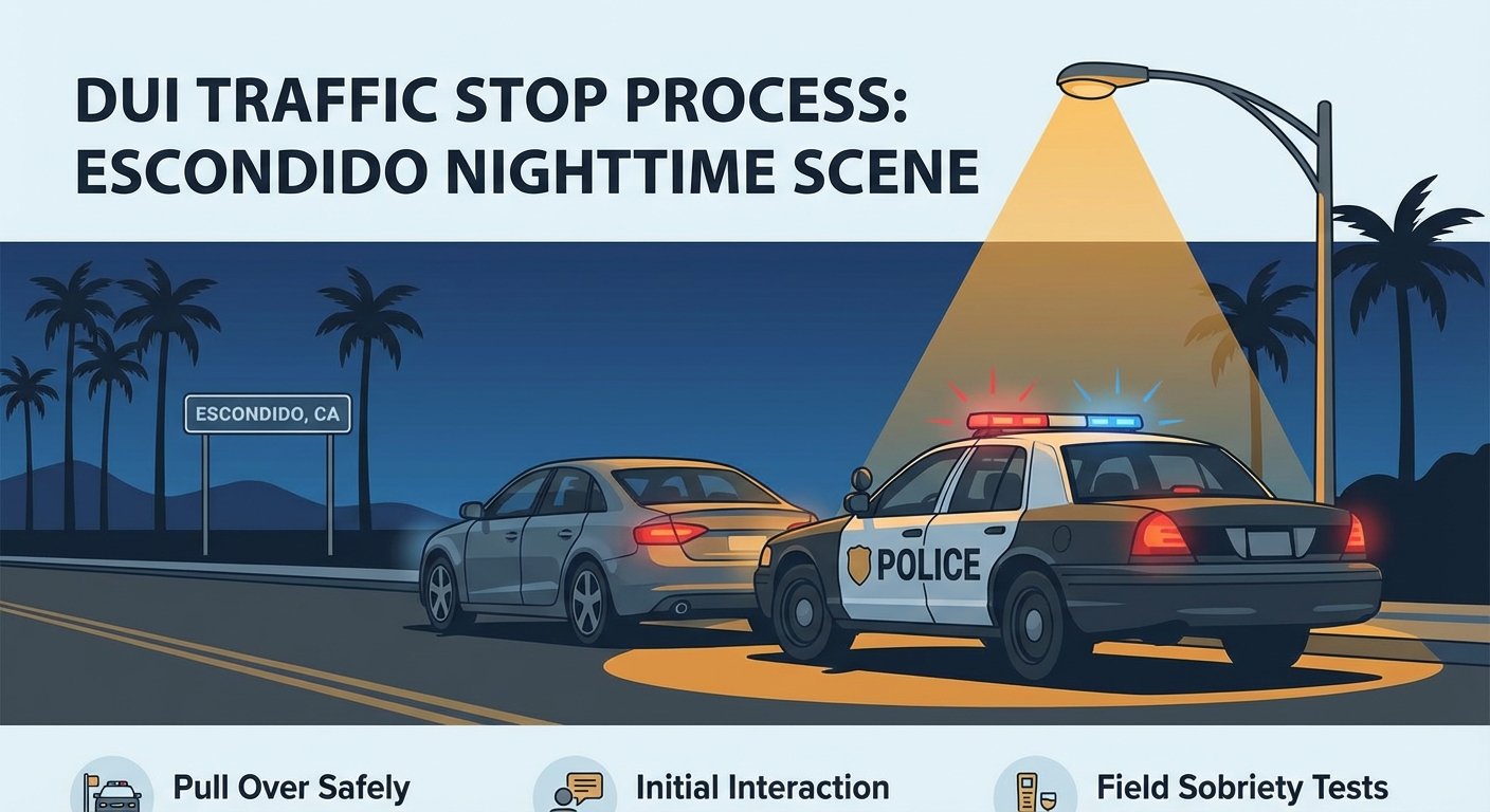The Initial DUI Arrest in Escondido