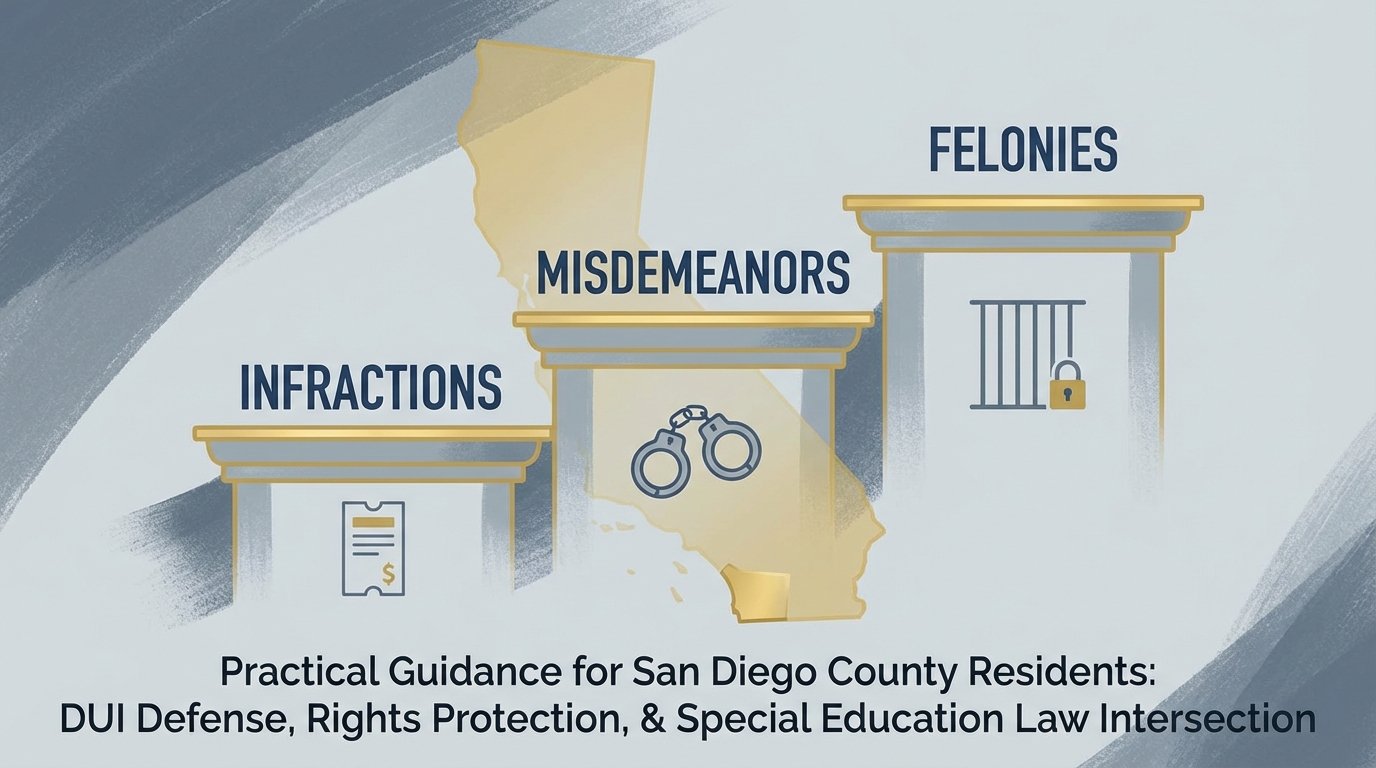 The Basic Framework of California Criminal Charges