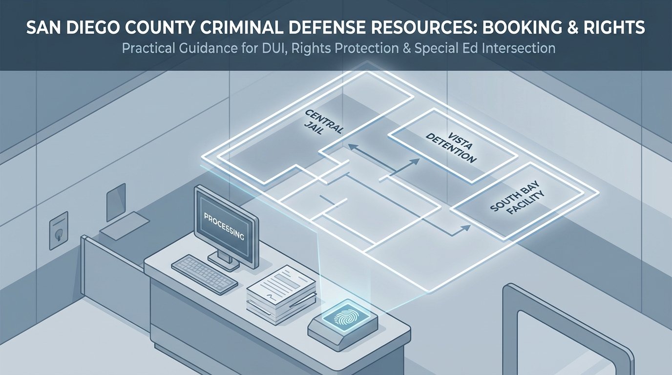 The Immediate Aftermath: Booking and Detention