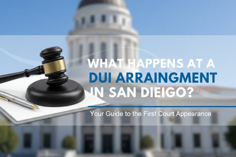 What Happens at a DUI Arraignment in San Diego?