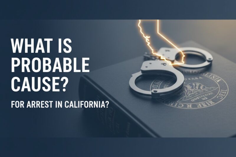 What Is Probable Cause for Arrest in California?