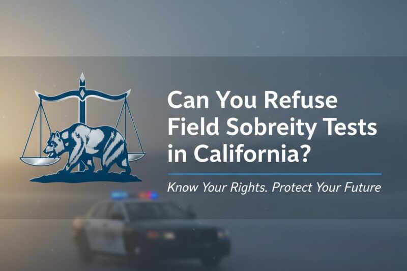 Can You Refuse Field Sobriety Tests in California?