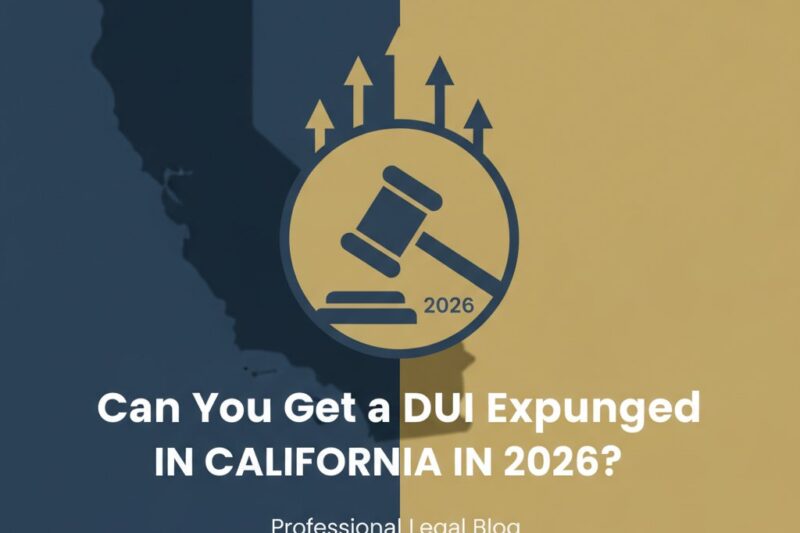 Can You Get a DUI Expunged in California in 2026?